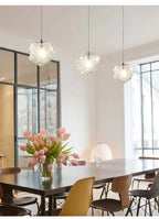Nordic Glass Pendant Lamp – Contemporary LED Lighting Installation for Dining Table, Bar and Entrance Area