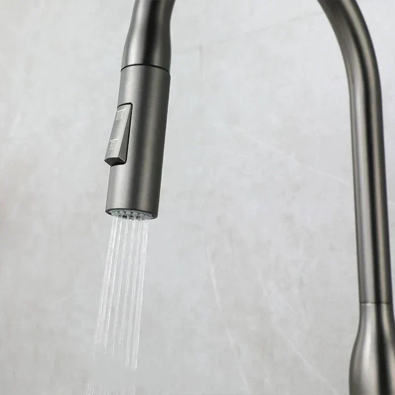 AquaStream Luxe – Adjustable Kitchen Faucet with Hand Shower