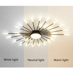 LED Nordic Fireworks Ceiling Chandelier - Modern interior lighting device