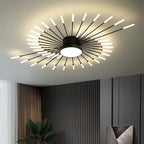 LED Nordic Fireworks Ceiling Chandelier - Modern interior lighting device