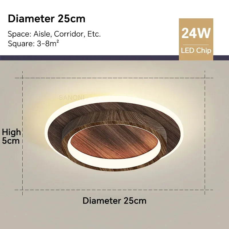 Modern LED Hall Ceiling Lamp Chandelier - Indoor Lighting for Hall, Stairs, Foyer, Balcony, Bedroom, Bathroom