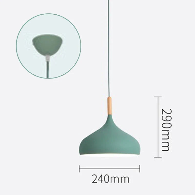 LED Iron Chandelier Pendant - Vintage Pendant Light