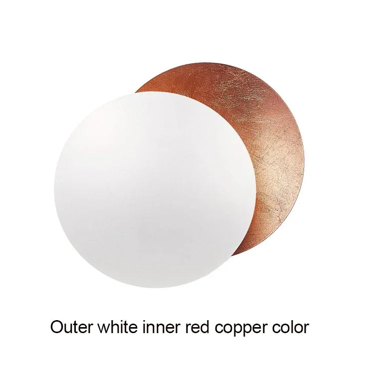 Modern Eclipse Wall Lamp – Round LED wall lamp for bedroom, hallway, entrance, and living room