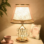 Modern Crystal Table Lamp – European style luxury lamp for wedding gift ideas, cute bedroom and home decor