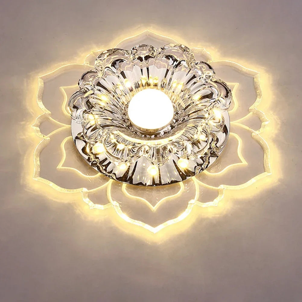 Modern LED ceiling lamp Crystal ceiling lamp - Bedroom chandelier Indoor lighting for living room Home decor LED chandelier