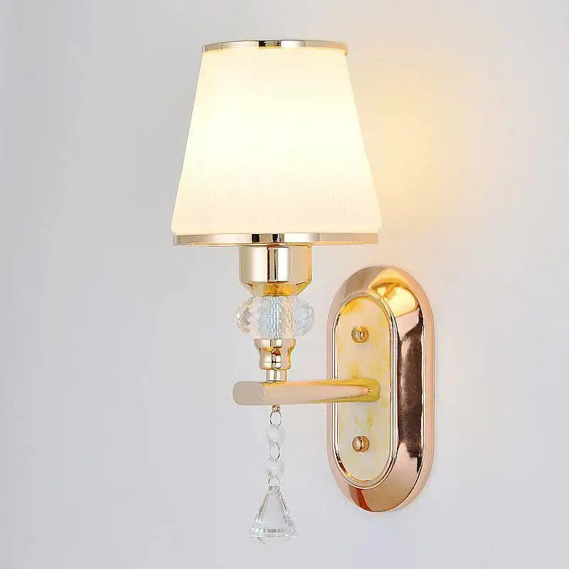 Modern LED wall lamp with glass lampshade | Wall lamps