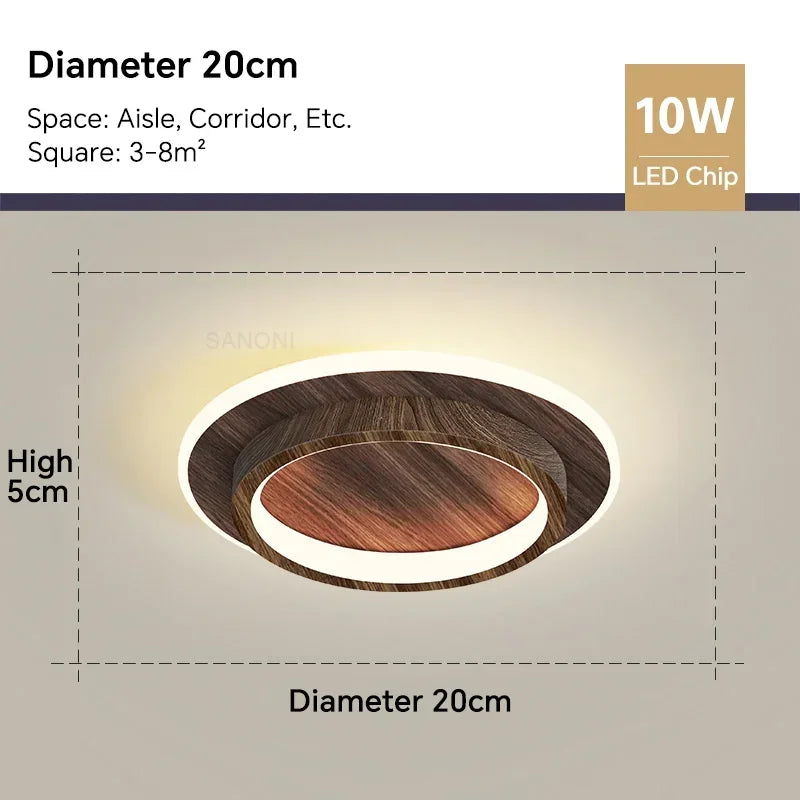 Modern LED Hall Ceiling Lamp Chandelier - Indoor Lighting for Hall, Stairs, Foyer, Balcony, Bedroom, Bathroom