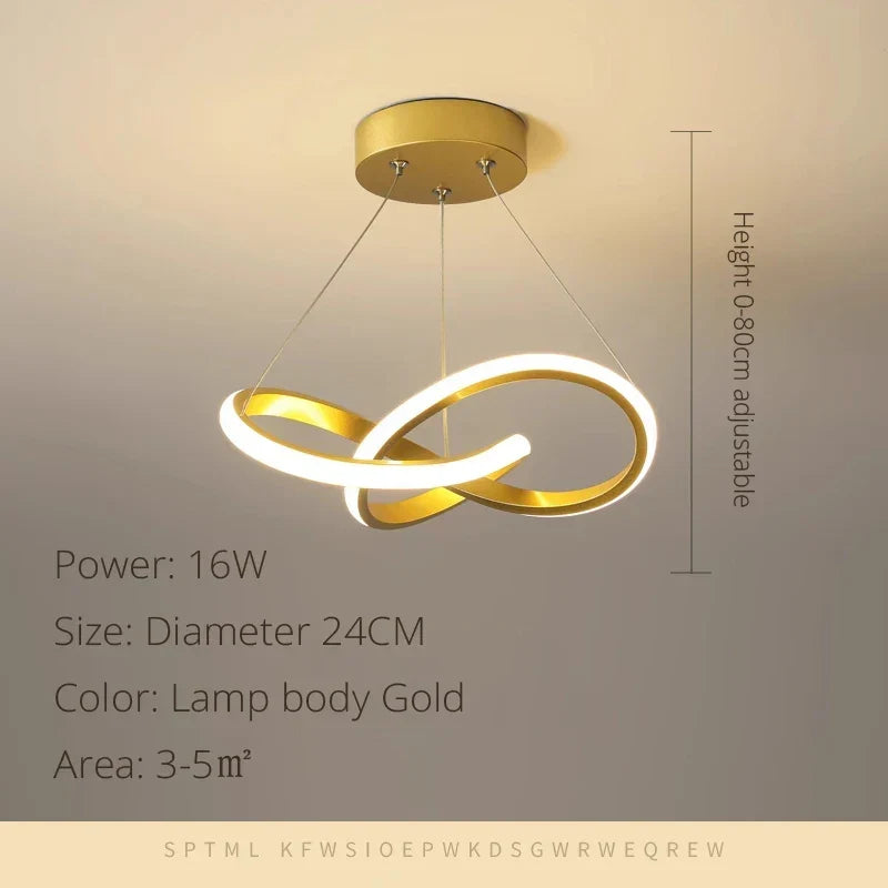 Modern LED Pendant Light Chandelier - Elegant Pendant Light for Versatile Spaces