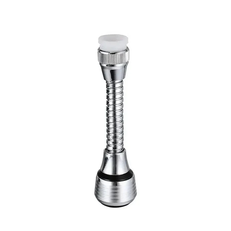 AquaFlex Steel – Stainless Steel Faucet Extension with 360° Rotation & Water Saving Function