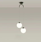 Modern Glass LED Pendant Light – Nordic Style Hanging Lamp for Living Room, Bedroom, Restaurant and Bar, 220V AC, Indoor Lighting Fixture