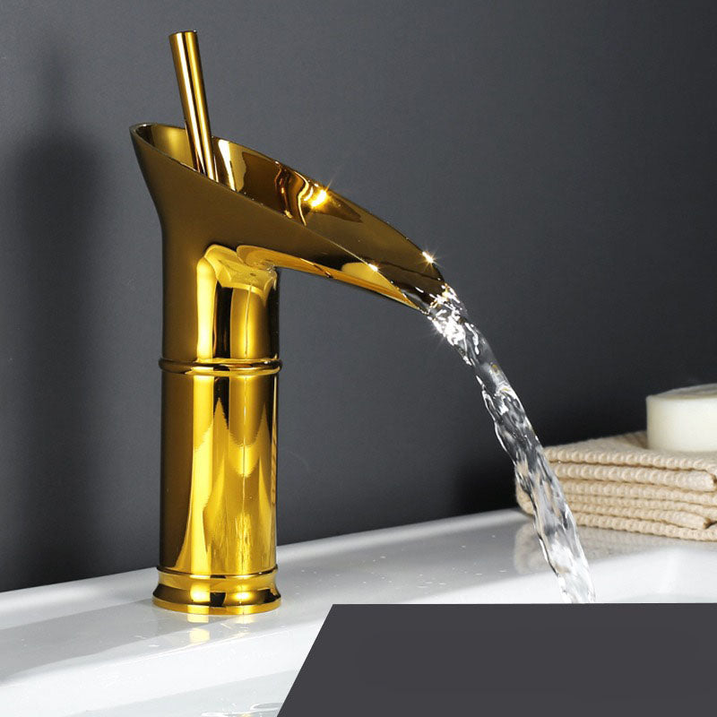AquaCascade waterfall faucet for the sink