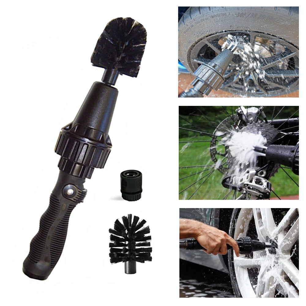 Brush with Rotating Head (Brush Hero Rim Brush + Additional Brush)