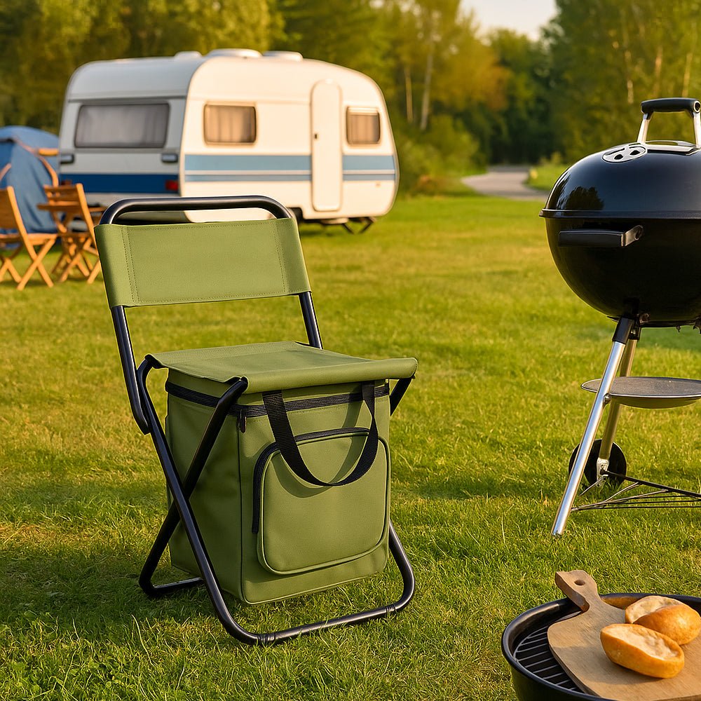 Coolcamp Chair – Foldable Outdoor Chair with Built-In Cooler and Storage