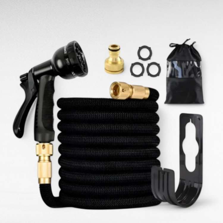 AquaGlide Expandable Garden Hose — Finally watering effortlessly without knots and stress