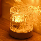 Crystal lamp water wave projector night light decoration home bedroom aesthetic atmosphere holiday gift sunset lights home decoration