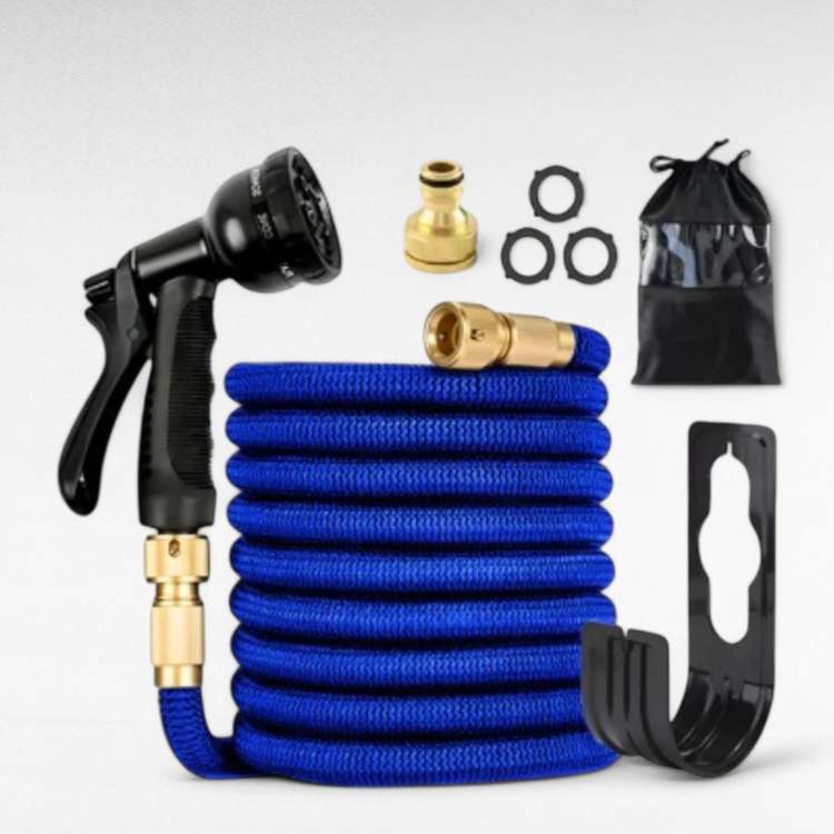 AquaGlide Expandable Garden Hose — Finally watering effortlessly without knots and stress