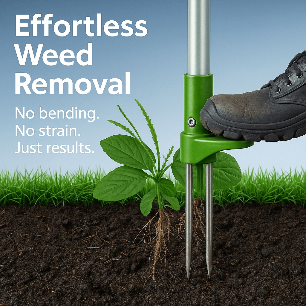 Rootripper Garden Weed Puller Tool - Heavy-Duty Handheld Weeder for Efficient Weed Removal In Lawns & Gardens