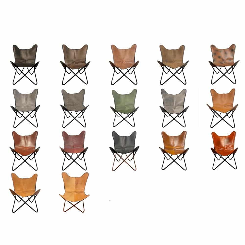 Bat Chair Made Of Real Leather (Available In Different Colors)