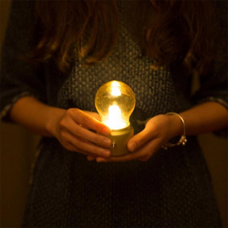 Vintage Rechargeable LED Mini Bedside Lamps