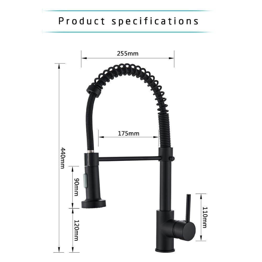 360 Degree Rotation Stream Sprayer Kitchen Faucet