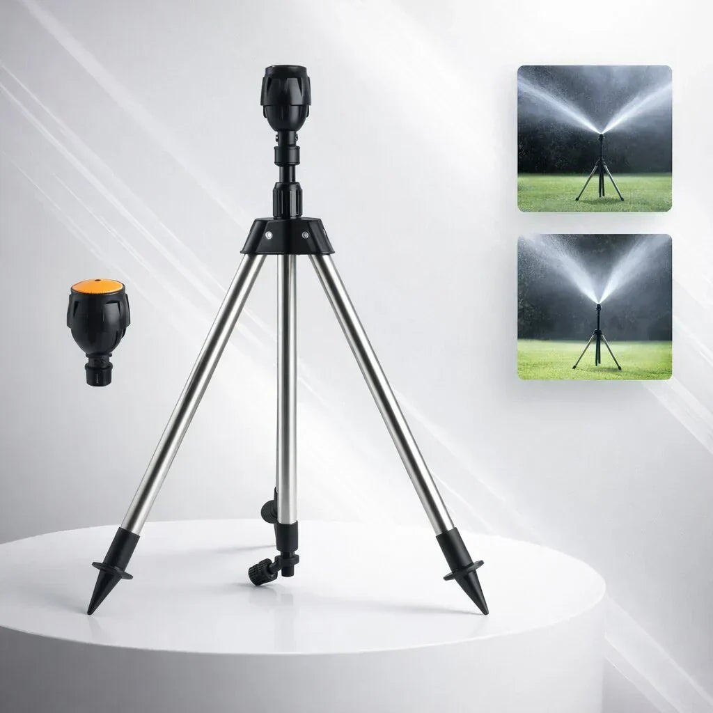 AquaStraal Garden Sprinkler With Tripod 360 Degrees