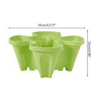 Space-saving Stackable Plant Pots - StrawberryStack